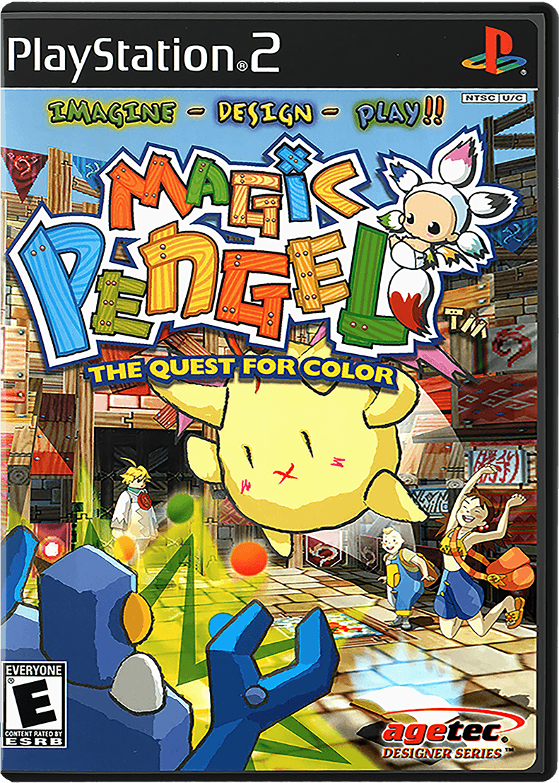 Magic Pengel The Quest For Color box art for Playstation 2